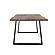 Ditman Live Edge Dining Table Grey Sheesham and Black by Coaster