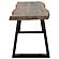 Ditman Live Edge Dining Bench Grey Sheesham and Black by Coaster