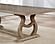 Brockway Trestle Dining Table Barley Brown by Coaster