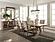 Brockway Rectangular Trestle Dining Set (Dining Table, 4 Chairs) Light by Coaster
