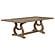 Brockway Rectangular Trestle Dining Set (Dining Table, 6 Chairs) Light by Coaster
