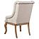 Brockway Tufted Arm Chairs Cream and Barley Brown (Set of 2) by Coaster