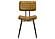 Misty Padded Side Chairs Camel and Black (Set of 2) by Coaster