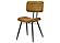 Misty Padded Side Chairs Camel and Black (Set of 2) by Coaster