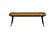 Misty Cushion Side Bench Camel and Black by Coaster