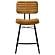 Partridge Leather Counter Chair Antique Camel (Set of 2) by Coaster