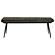 Partridge Cushion Bench Espresso and Black by Coaster