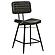 Partridge Leather Counter Chair Antique Espresso (Set of 2) by Coaster