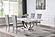 Kerwin 5-piece Dining Room Set Grey and Chrome by Coaster