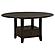 Twyla 60-inch Round Dining Table w/Drawer Dark Cocoa by Coaster