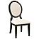 Twyla Oval Back Dining Side Chair Dark Cocoa (Set of 2) by Coaster