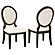Twyla Oval Back Dining Side Chair Dark Cocoa (Set of 2) by Coaster