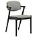 Stevie Padded Wood Dining Arm Chair Black (Set of 2) by Coaster