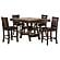 Dewey 5-piece Rectangular Dining Table Set Walnut by Coaster