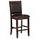 Dewey Upholstered Counter Chair Walnut (Set of 2) by Coaster
