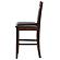 Dewey Upholstered Counter Chair Walnut (Set of 2) by Coaster