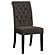 Sherry 5-piece Round Dining Set w/Brown Velvet Chairs by Coaster