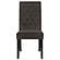 Sherry 5-piece Round Dining Set w/Brown Velvet Chairs by Coaster