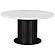 Sherry 5-piece Round Dining Set w/Sand Velvet Chairs by Coaster