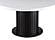 Sherry 5-piece Round Dining Set w/Sand Velvet Chairs by Coaster
