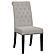 Sherry 5-piece Round Dining Set w/Sand Velvet Chairs by Coaster