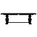 Florence 126-inch Extension Dining Table Distressed Black by Coaster