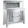 Yvaine 2-door Mirrored Wine Cabinet w/Faux Crystal Inlay Silver by Coaster