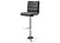 Bianca Upholstered Adjustable Bar Stools Grey and Chrome (Set of 2) by Coaster