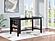 Elliston Rectangular Counter Height Dining Table with Storage Shelves Dark Grey by Coaster