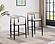 Tina Fabric Upholstered Bar Chair Beige (Set of 2) by Coaster