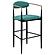 Tina Fabric Upholstered Bar Chair Green (Set of 2) by Coaster