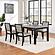 Elodie 5-piece Dining Table Set w/Extension Leaf Grey and Black by Coaster