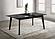 Crestmont Rectangular Dining Table with Faux Marble Top and 16