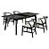Crestmont 5-piece Extension Leaf Dining Table Set Black by Coaster