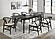 Crestmont 7-piece Extension Leaf Dining Table Set Black by Coaster