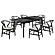 Crestmont 7-piece Extension Leaf Dining Table Set Black by Coaster