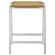 Hollis Wood Counter Height Backless Bar Stool Brown and White (Set of 2) by Coaster