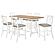 Hollis 7-piece Rectangular Counter Height Dining Set Brown and White by Coaster