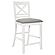 Hollis X-Back Counter Height Dining Chairs White and Grey (Set of 2) by Coaster