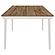 Nogales Rectangular Wood Dining Table Natural Acacia and Off White by Coaster