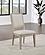 Trofello Cushioned Dining Side Chair White Washed (Set of 2) by Coaster