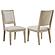 Trofello Cushioned Dining Side Chair White Washed (Set of 2) by Coaster