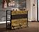 Renaldi Bar Unit w/Stemware Rack Antique Nutmeg by Coaster