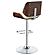 Folsom Upholstered Adjustable Bar Stool Ecru and Chrome by Coaster