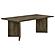 Tyler Rectangular Double V-Leg Dining Table Mango Brown by Coaster