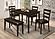 Guillen 5-piece Dining Set with Bench Cappuccino and Dark Brown by Coaster