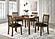 Parkwood 5-piece Square Dining Table Set Honey Brown by Coaster