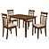 Robles 5-piece Dining Set Chestnut and Tan by Coaster