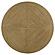 Florence Round Pedestal Dining Table Rustic Smoke by Coaster