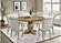 Florence 7-piece Round Dining Set Rustic Smoke and Beige by Coaster